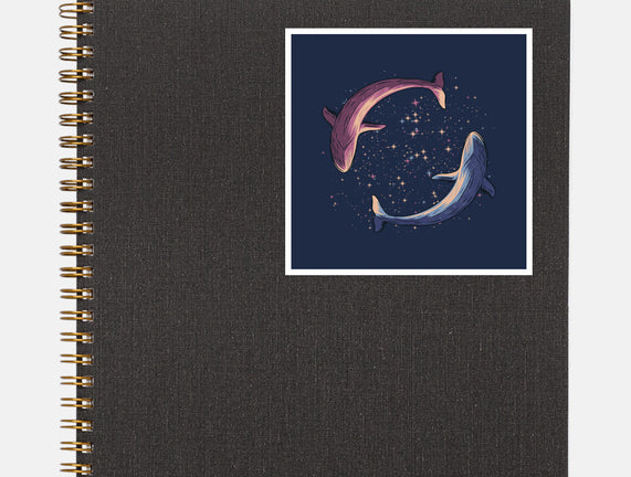 Stars Of Sea Whale Astronaut