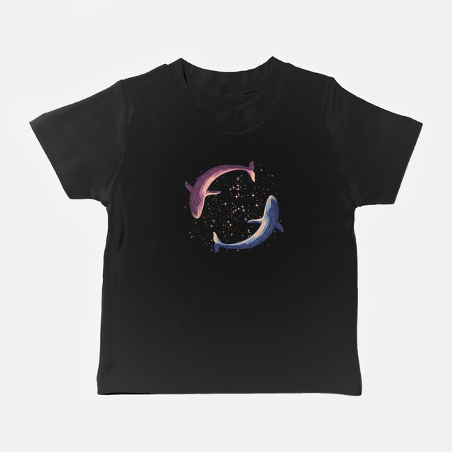 Stars Of Sea Whale Astronaut-Baby-Basic-Tee-tobefonseca
