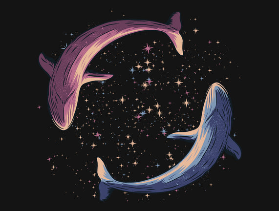 Stars Of Sea Whale Astronaut