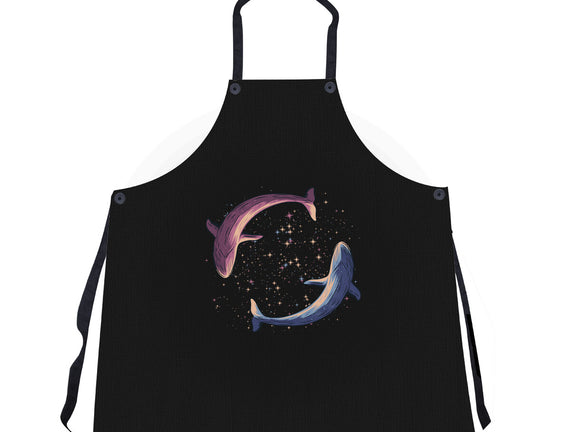 Stars Of Sea Whale Astronaut