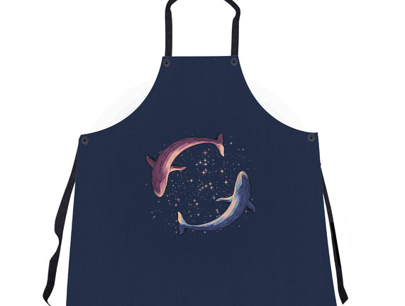 Stars Of Sea Whale Astronaut