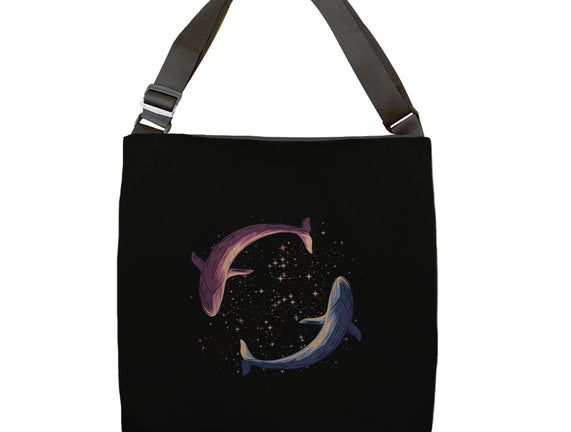 Stars Of Sea Whale Astronaut
