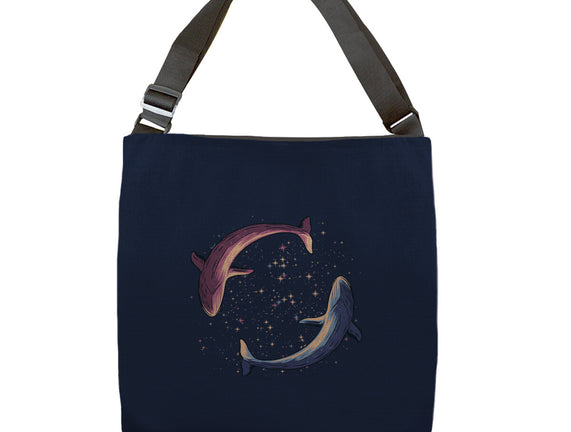 Stars Of Sea Whale Astronaut