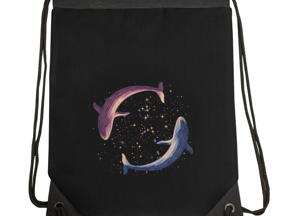 Stars Of Sea Whale Astronaut