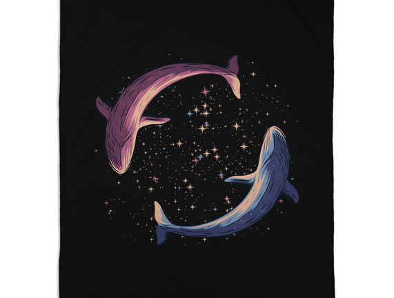 Stars Of Sea Whale Astronaut