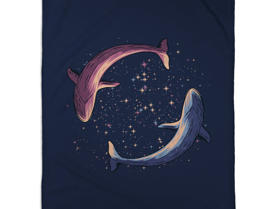 Stars Of Sea Whale Astronaut