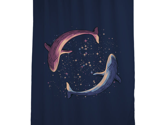 Stars Of Sea Whale Astronaut