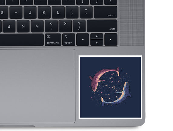 Stars Of Sea Whale Astronaut