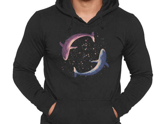 Stars Of Sea Whale Astronaut