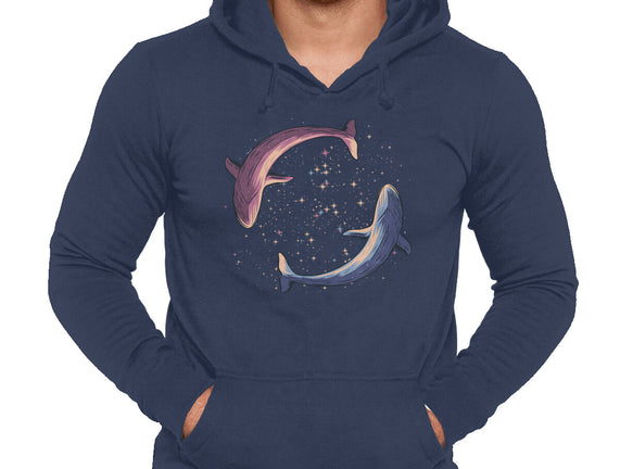 Stars Of Sea Whale Astronaut