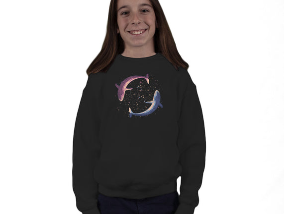 Stars Of Sea Whale Astronaut