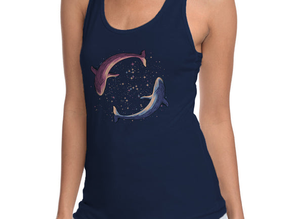 Stars Of Sea Whale Astronaut