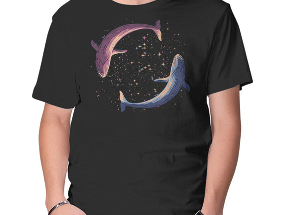 Stars Of Sea Whale Astronaut