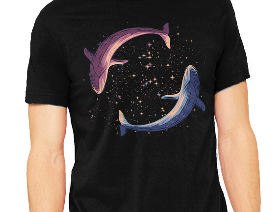 Stars Of Sea Whale Astronaut