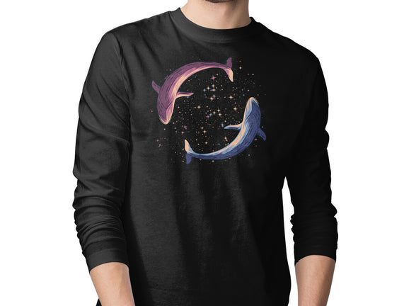 Stars Of Sea Whale Astronaut