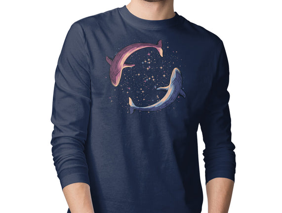 Stars Of Sea Whale Astronaut