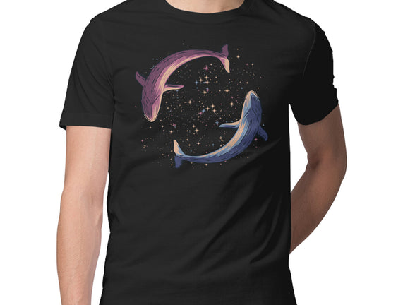 Stars Of Sea Whale Astronaut