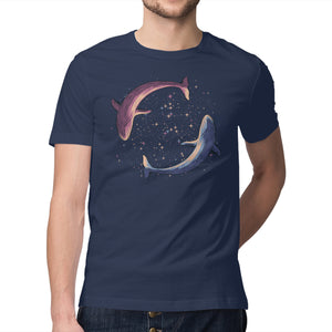 Stars Of Sea Whale Astronaut