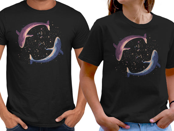 Stars Of Sea Whale Astronaut