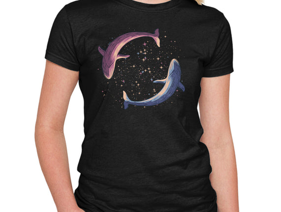 Stars Of Sea Whale Astronaut