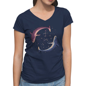 Stars Of Sea Whale Astronaut