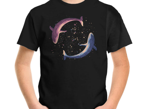 Stars Of Sea Whale Astronaut