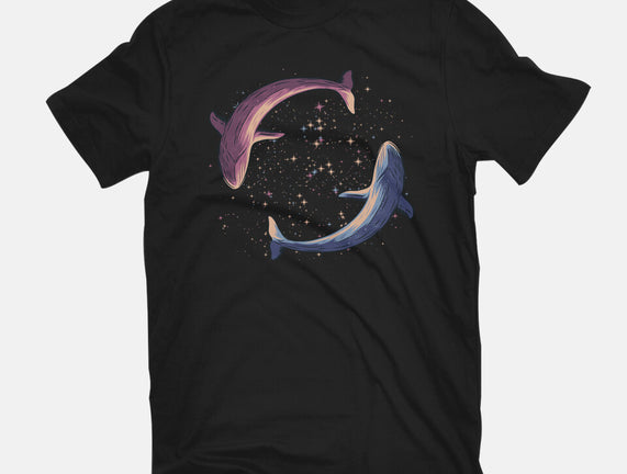 Stars Of Sea Whale Astronaut