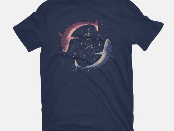 Stars Of Sea Whale Astronaut