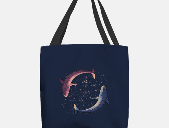 Stars Of Sea Whale Astronaut