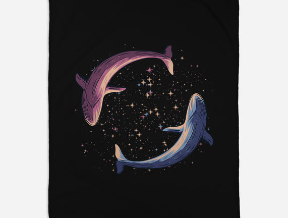 Stars Of Sea Whale Astronaut