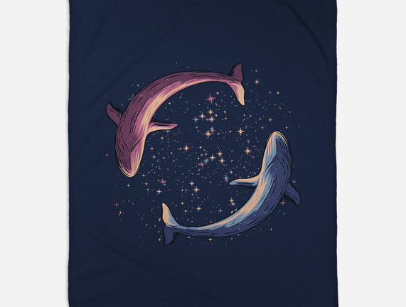 Stars Of Sea Whale Astronaut