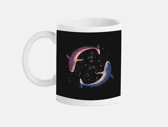 Stars Of Sea Whale Astronaut