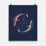 Stars Of Sea Whale Astronaut-None-Matte-Poster-tobefonseca