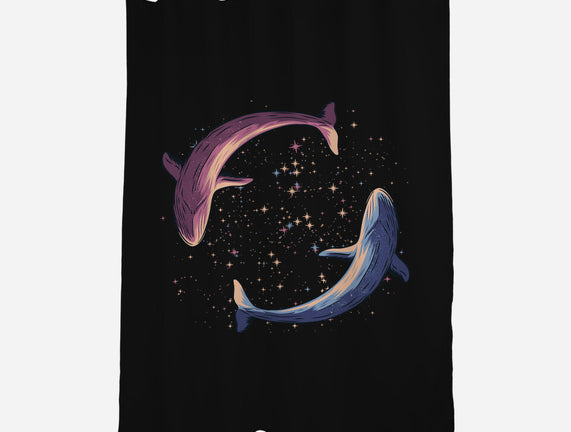 Stars Of Sea Whale Astronaut