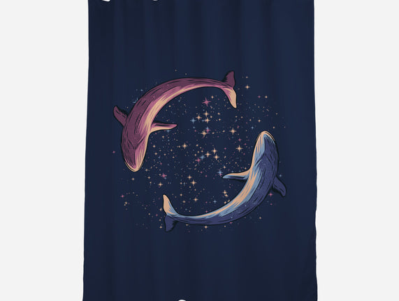 Stars Of Sea Whale Astronaut