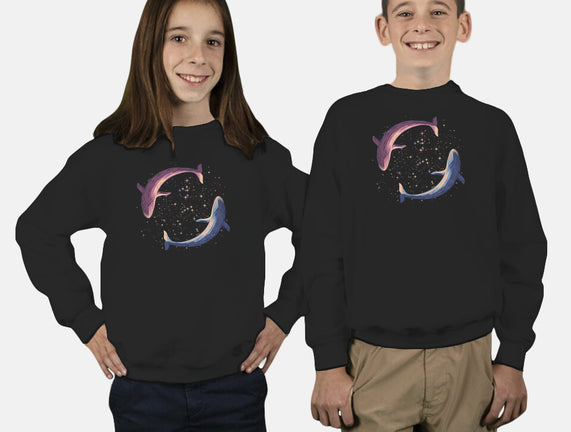 Stars Of Sea Whale Astronaut