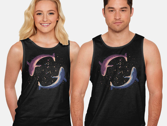 Stars Of Sea Whale Astronaut