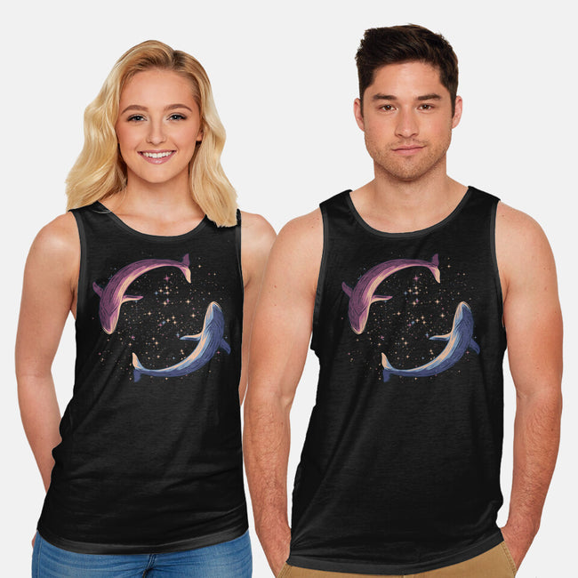 Stars Of Sea Whale Astronaut-Unisex-Basic-Tank-tobefonseca