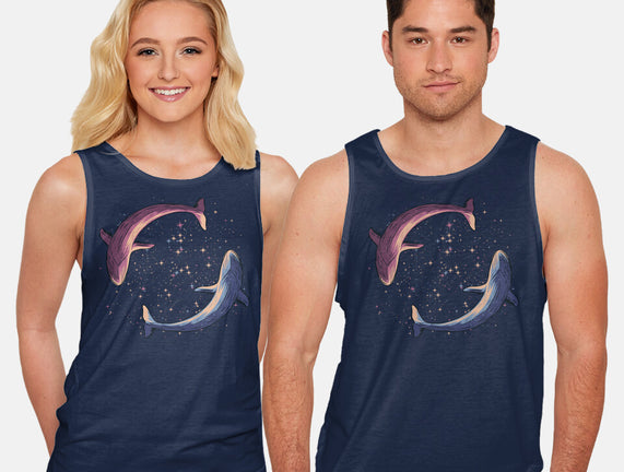 Stars Of Sea Whale Astronaut