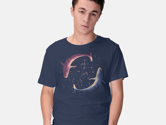 Stars Of Sea Whale Astronaut