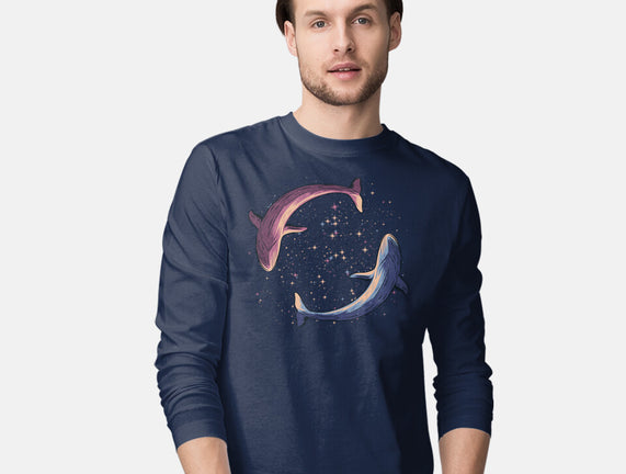 Stars Of Sea Whale Astronaut