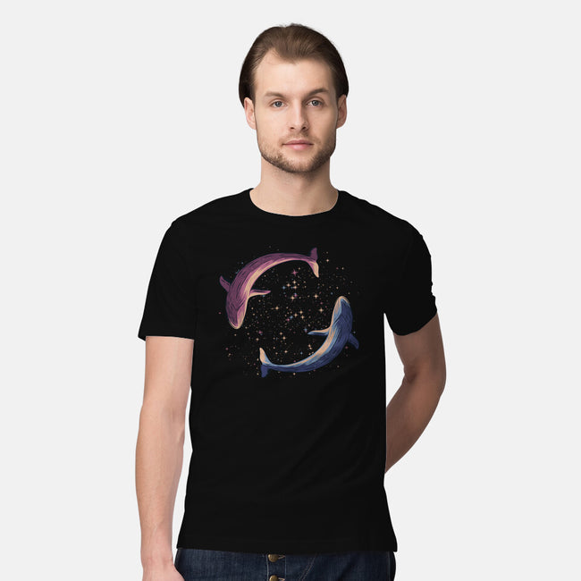 Stars Of Sea Whale Astronaut-Mens-Premium-Tee-tobefonseca