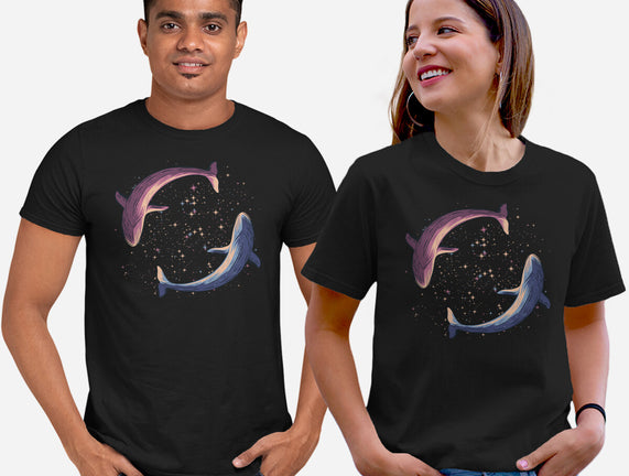 Stars Of Sea Whale Astronaut
