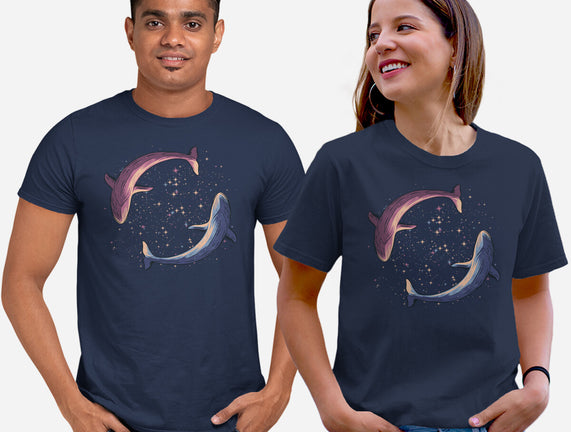 Stars Of Sea Whale Astronaut