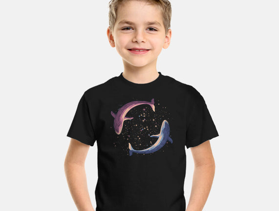 Stars Of Sea Whale Astronaut