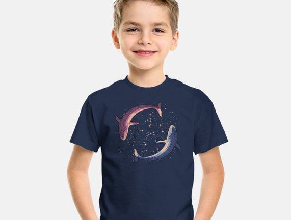 Stars Of Sea Whale Astronaut