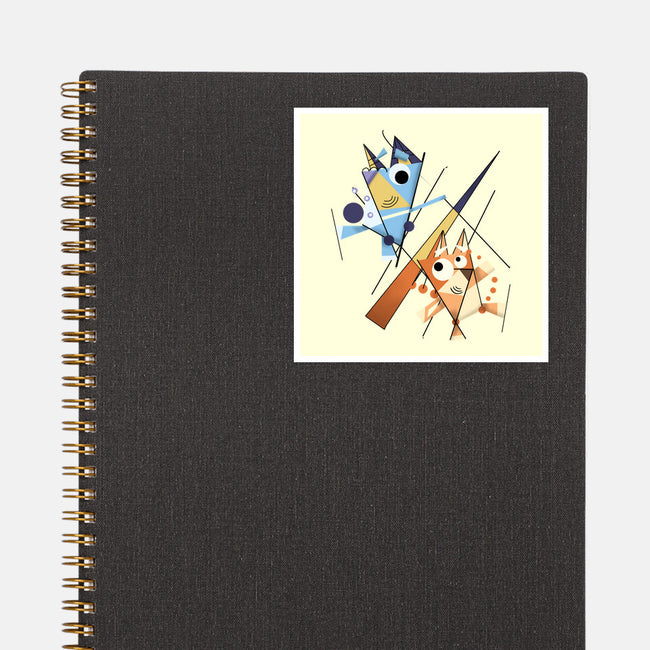 Abstract Sisters-None-Glossy-Sticker-nickzzarto