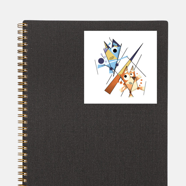 Abstract Sisters-None-Glossy-Sticker-nickzzarto