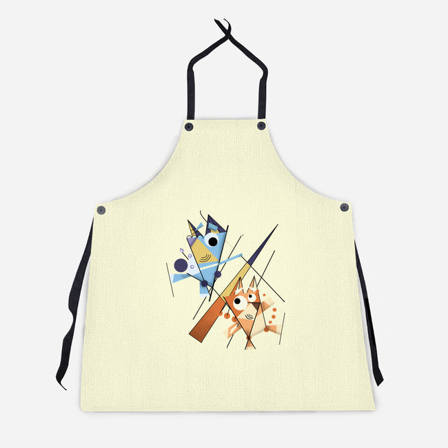 Abstract Sisters-Unisex-Kitchen-Apron-nickzzarto