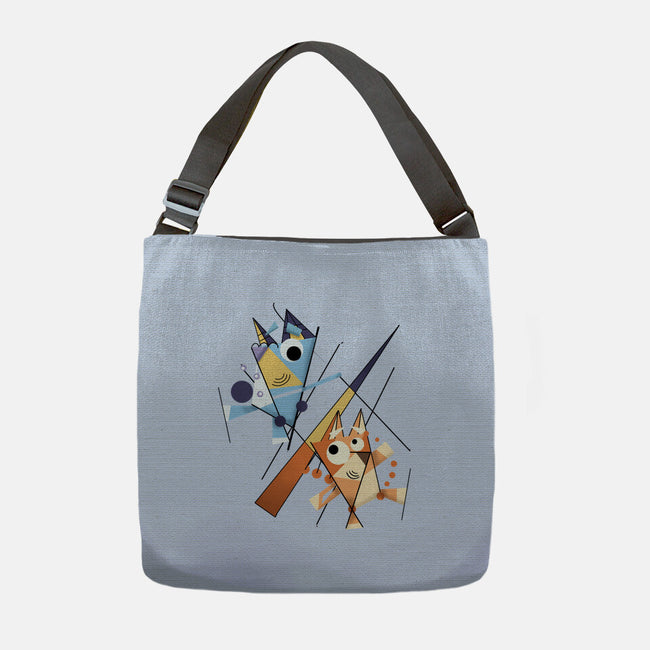 Abstract Sisters-None-Adjustable Tote-Bag-nickzzarto